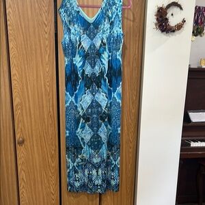 Live and Let Live Blue Maxi Dress